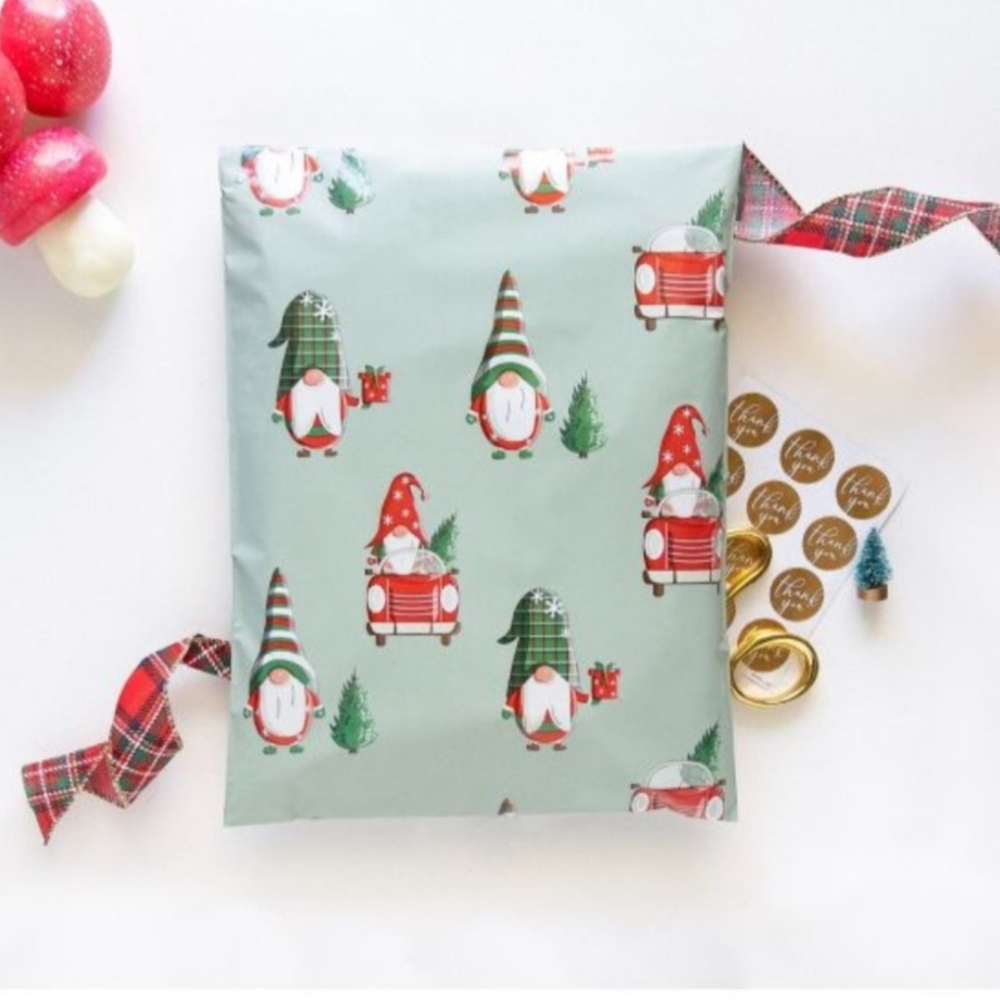 Festive Gnome & Reindeer POLYMAILERS BUNDLE